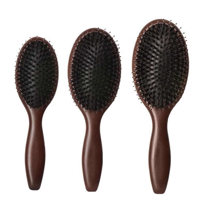 Baidu Boar Bristle Cushion Massage Comb