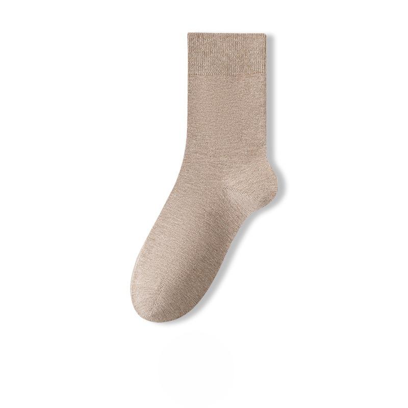 Female Spring and Autumn Cotton Anti Bacterial Breathable In The Cylinder Pile Socks
