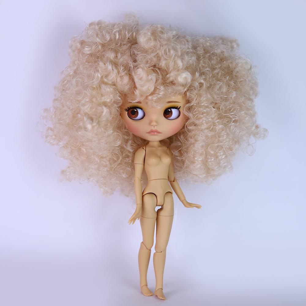 ICY DBS Blyth Doll 1/6 Joint 30cm Brown Skin Matte Face Toothed Mouth Girl Doll BJD Toy Gift