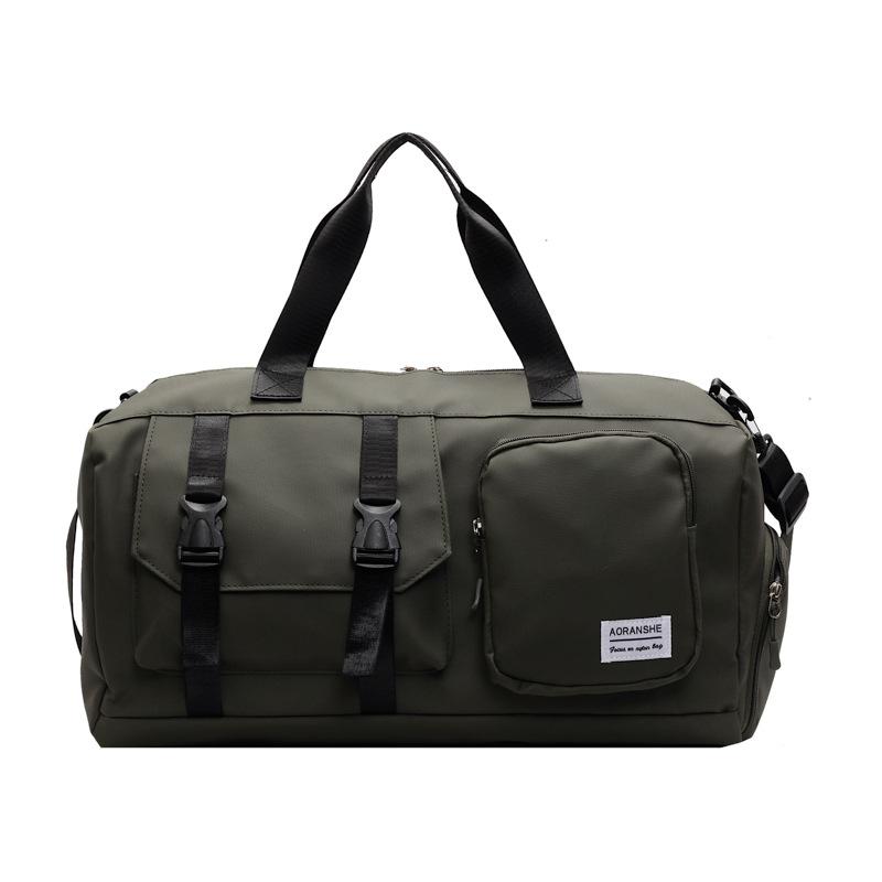 Dry and wet separation, outdoor sports fitness bag, short-distance , large-capacity portable travel bag, can be set, tie rod belt shoe compartment