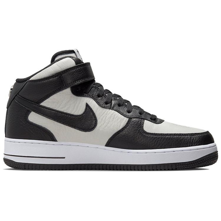Nike X Stussy Air Force 1 Mid 'Black White' Men's DJ7840-002