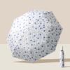 Women Floral Printed Automatic Folding Umbrella, Colorful Sunscreen Umbrella, High UV Protection Waterproof Sun & Rain Umbrella