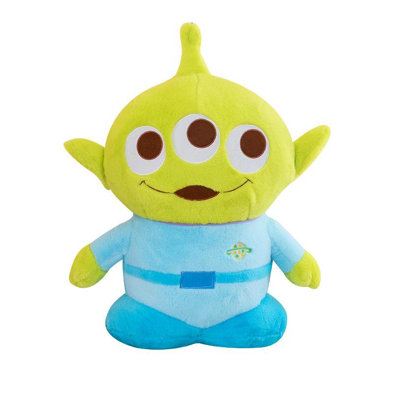 Cute Three-Eyed Cartoon Alien Plush Doll, Soft Stuffed Toy Girls Birthday Gift