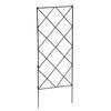 Black Metal Wire Lattice Grid Vines Climbing Trellis Panels Garden Plants Vines Flower Support Frame Decorative Fences