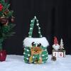 Plush Christmas Small Gift Bag 3D Snowman Santa Doll Fruit Candy Bag Christmas Eve New Year Tote Bag for Xmas Party Supplies