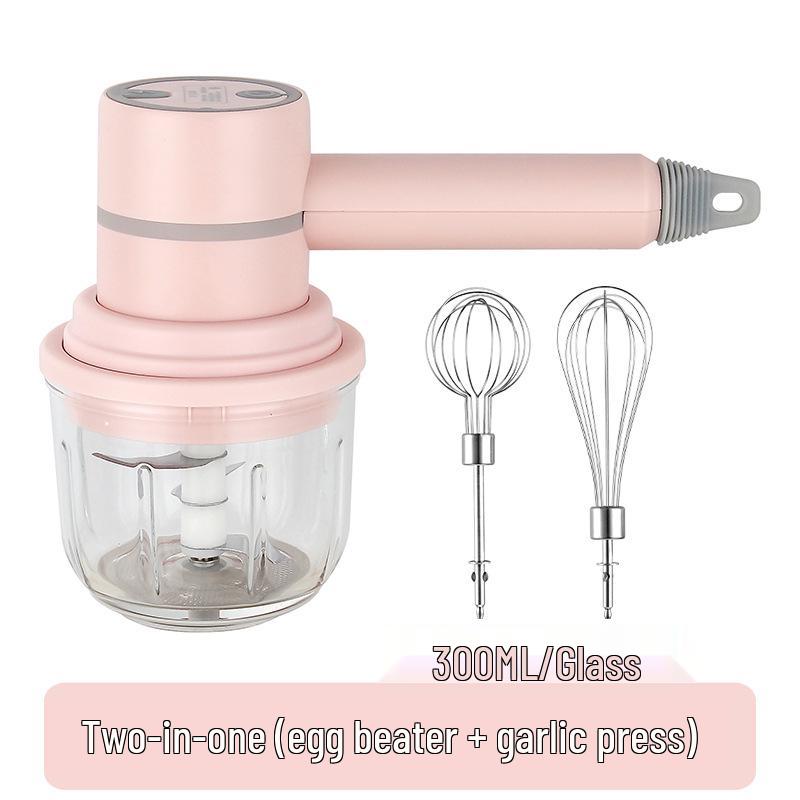 Elektrisk hvitløks- og kjøttkvern: Mini matkutter, kvern og skreller for husholdnings- og babymat