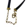 Used Christian Diorchoker black/gold Nylon/metal Women