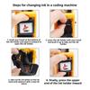 Price Tag Gun Price Labeller With Labels Introductory Package Price Tag Sticker Ink Roll