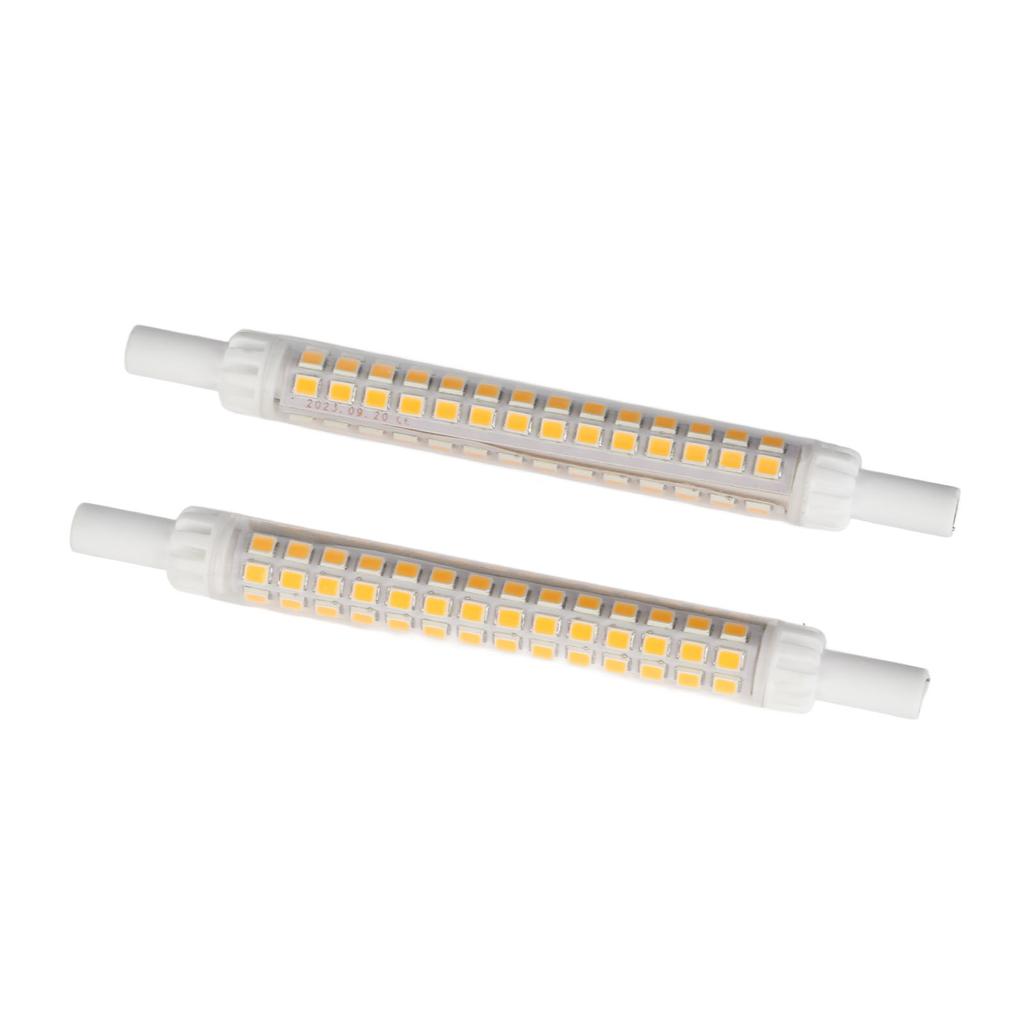 2Pcs R7S 98LED Bulb Double Ended 118mm Dimmable Flood Light Source Accessory Warm White100?130V