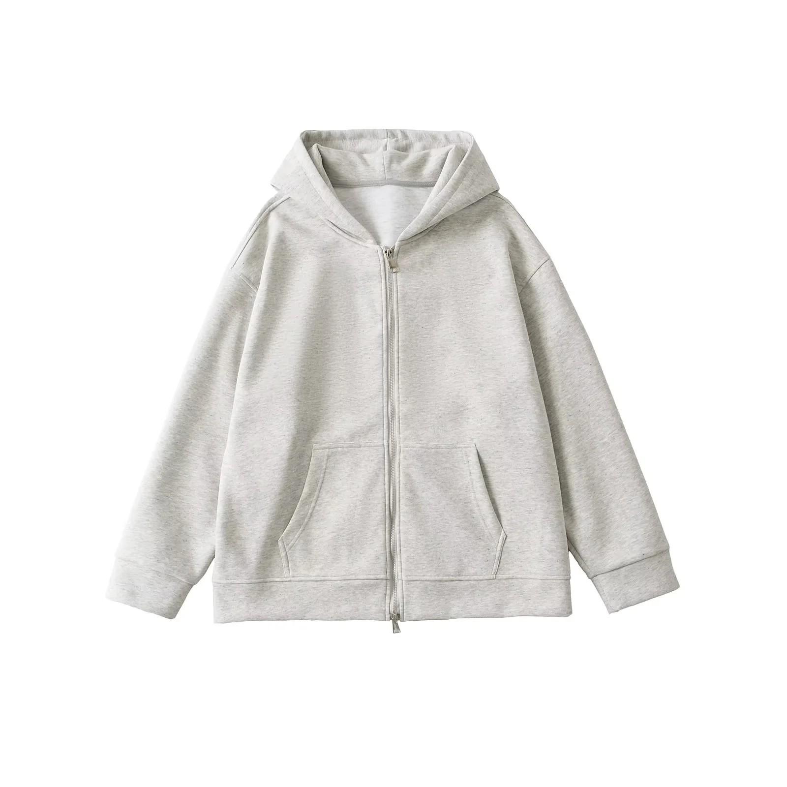 

2025 Звездный Удлиненный Кардиган Худи - Повседневная Американская Весенняя Куртка с Длинными Рукавами Medium серый