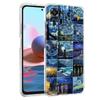 Telefono dėklas Xiaomi Redmi Note 15 14 5G 13 12 10 11 Pro Plus 4G 14C 13C 12C Minkštas TPU dangtelis Senovinis pašto ženklų dėlionė