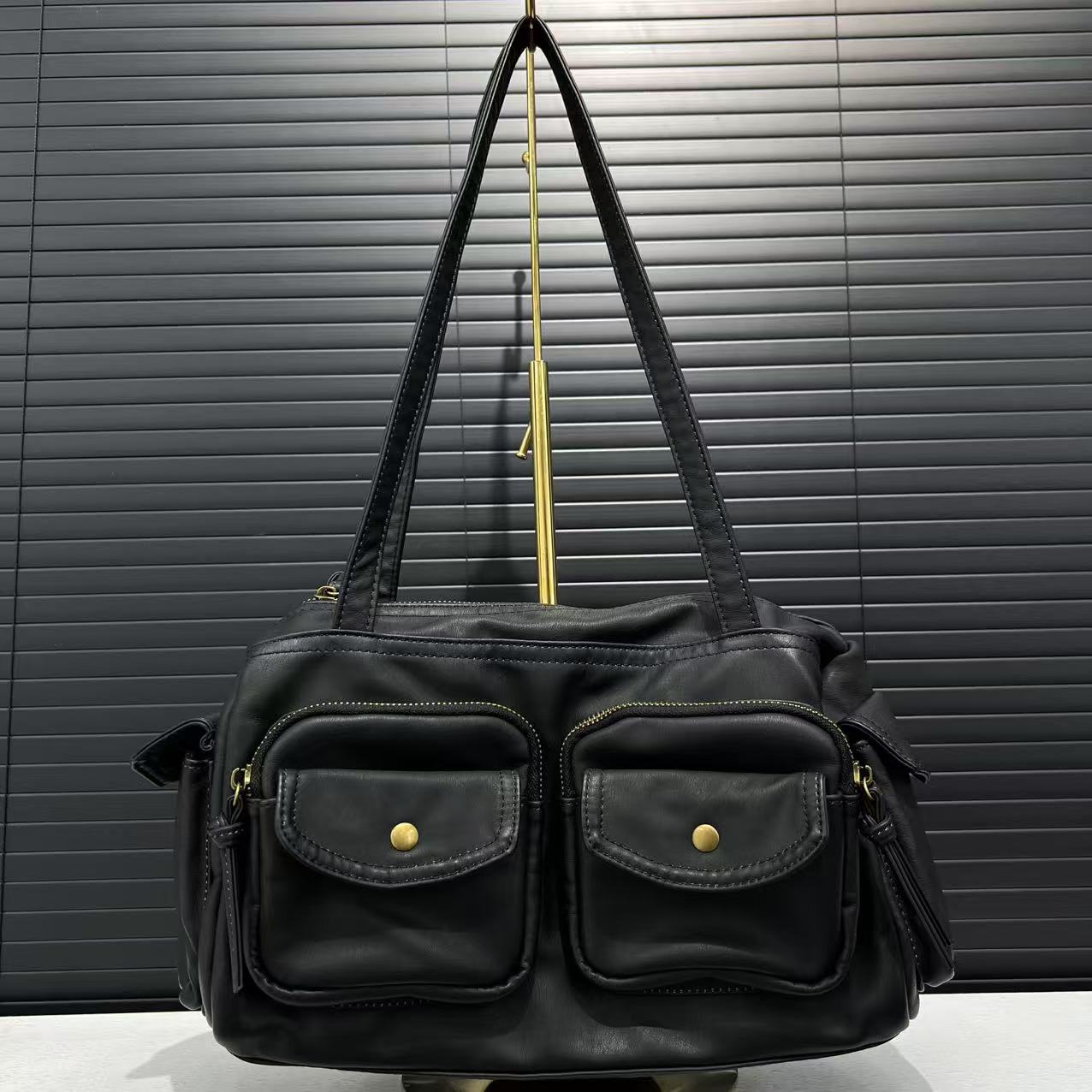 Женская сумка-тоут Maillard Babes с множеством карманов, уличная городская сумка через плечо чёрный