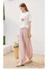 Fragrant Shadow Dopamine Printed White T-shirt for Women, 2026 Summer New Edition, Lyocell Round Neck Loose Casual Short Sleeve Top