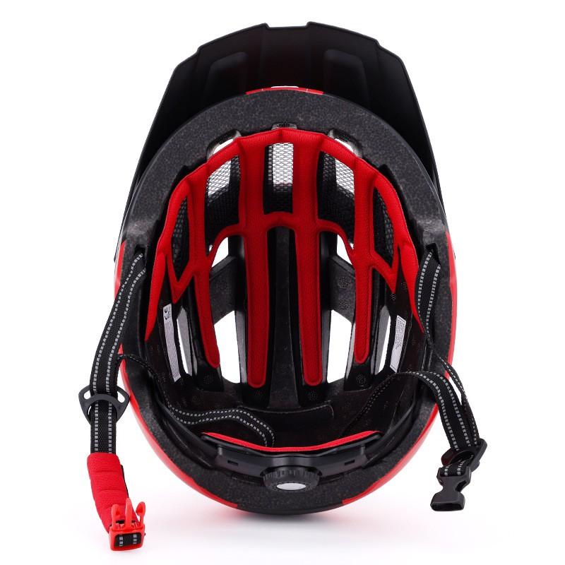 Mountain Bike Helmet With Magnetic Visor Brim Men Women Adult Cycling Safety Gear EPS Foam Lightweight
