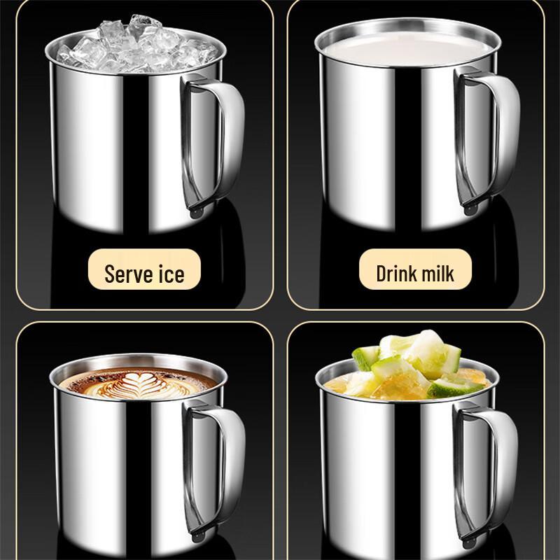 Kids' Anti-Fall Food Grade Stainless Steel Drinking Cup