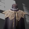 Perfect Match Venice Cotton Lace Collar Appliques,Milk White Emboridered Collar ,Cotton Floral Emboridered Collar 1 Pcs