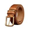 Men'S Retro Washed Old Vegetable Tanned First Layer Pure Cowhide Belt Leather Pin Buckle Casual Jeans Belt Men'S