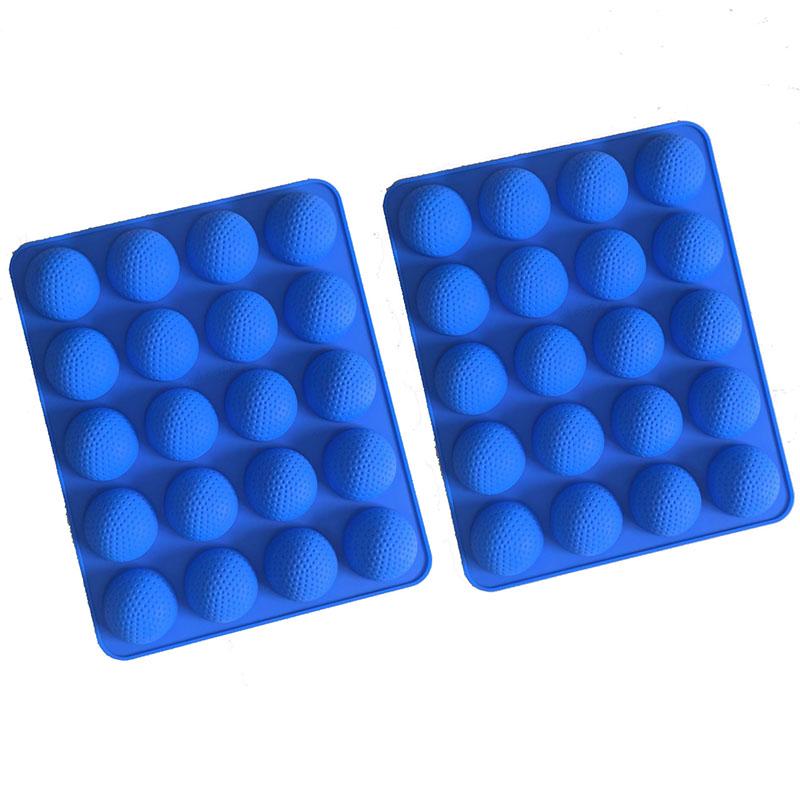 

3D Golf Ball Silicone Mold Round Hot Chocolate Bombs Cake Pop Candy Ice Cube Tray Baking Decoration Tools Cupcake Topper Kitchen