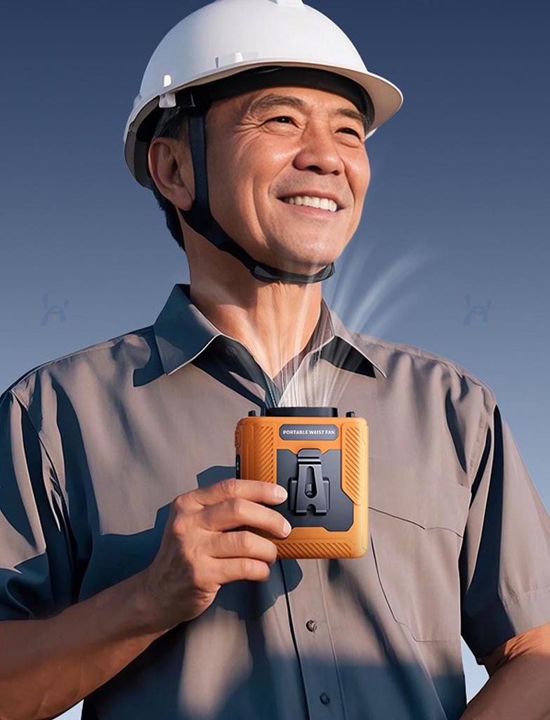 Summer Sports Cooling Fan: Wearable Relief for Mountaineering, Cycling, and Outdoor Work