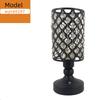 LED Modern simple decoration bedside lamp light luxury wrought iron table lamp touch dimming bedroom night light