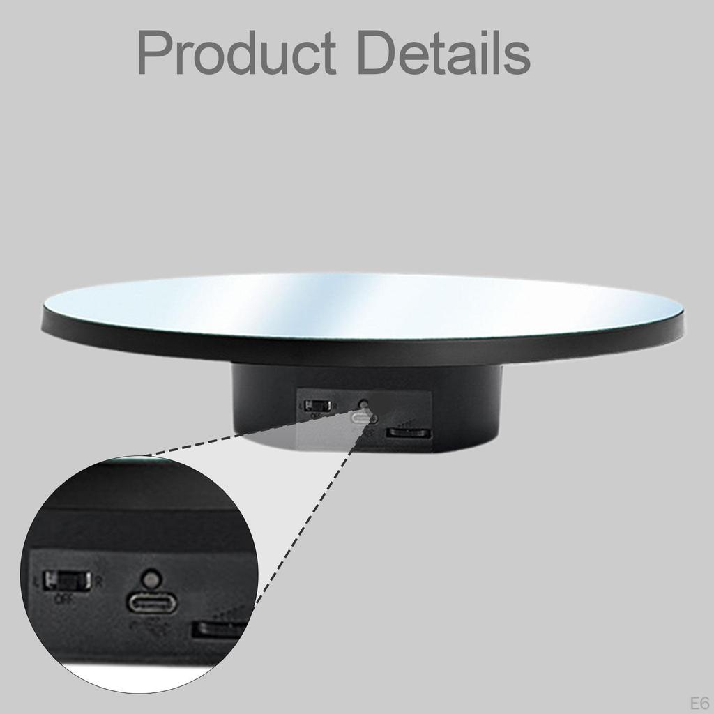 Elektryczny Motorowy Stół Obrotowy, Wielofunkcyjna Automatyczna Taca Ekspozycyjna na Prezenty, Obracana Taca Okienna.