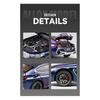 1/24 BMW M8 MANHART Alloy Racing Car Model Diecasts Metal Sports Car Vehicles Model Sound and Light Simulation Kids Toy Gift
