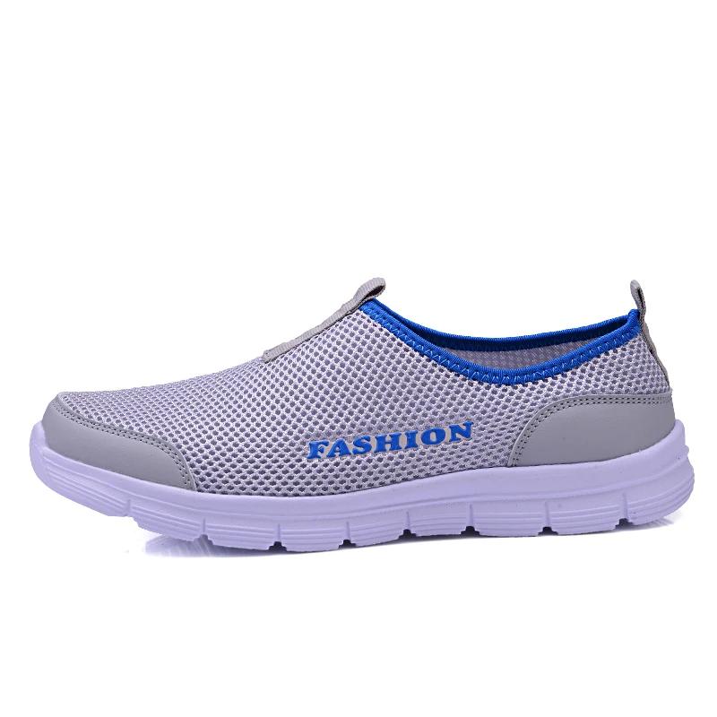 2025 New Summer Mesh Shoes Men Slip-on Casual Beach Shoes Sandals Fashion Breathable Lightweight Couple Lazy Shoes Men Sneakers