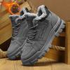 Winter new tooling men's shoes fleece thickened high-top cotton shoes warm men's Martin boots