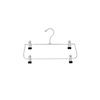 6-Layer Adjustable Foldable Metal Hanger with Clips for Skirts and Pants