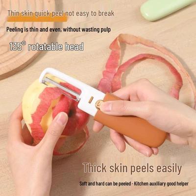 Multifunctional Double-Headed Fruit Peeler Knife for Home and Dorm Use