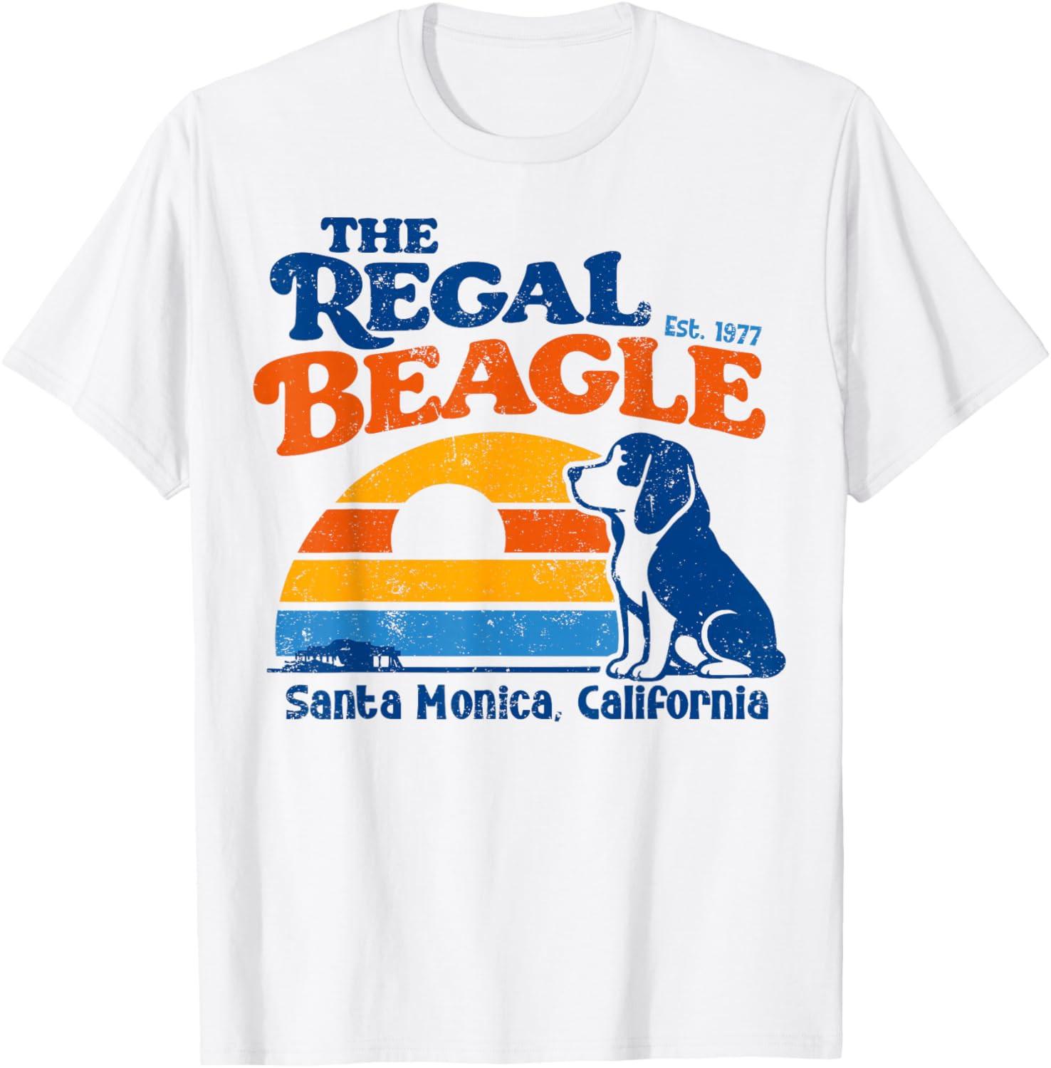 Vintage The Regal Beagle Est 1977 Santa Monica California Unisex T-Shirt XXXXL