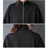 DIMANAF 2025 Women Plus Size Autumn Shirt Dress Loose Casual Oversize Long Sleeve Vintage Dress Black Zipper