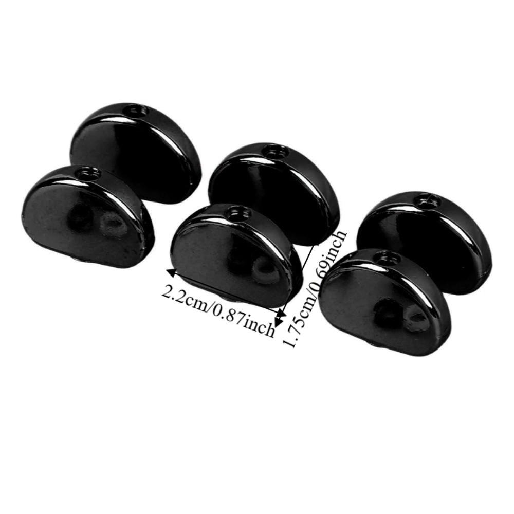 6PCS Big Semicircle Guitar Tuning Peg Metal Guitar Accessories Replacement Tuning Peg Guitar чёрный