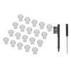 Hearing Amplifier Dome Ear Tip Earplug Set Hearing Amplifier Cleaning Brush Tool Accessories with