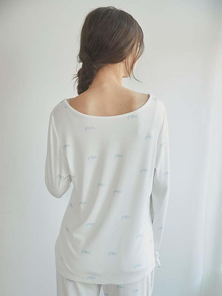 Gelato Pique PWCT251310OWHTF 3-Pattern Long-Sleeved T-Shirt