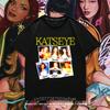Süßes KATSEYE Aufdruck T-Shirt Für Kinder Mädchen Sommer Kurzarm Lässiges Oberteil Trend Streetwear Täglich Schule Freizeit Mode Bekleidung Shirt