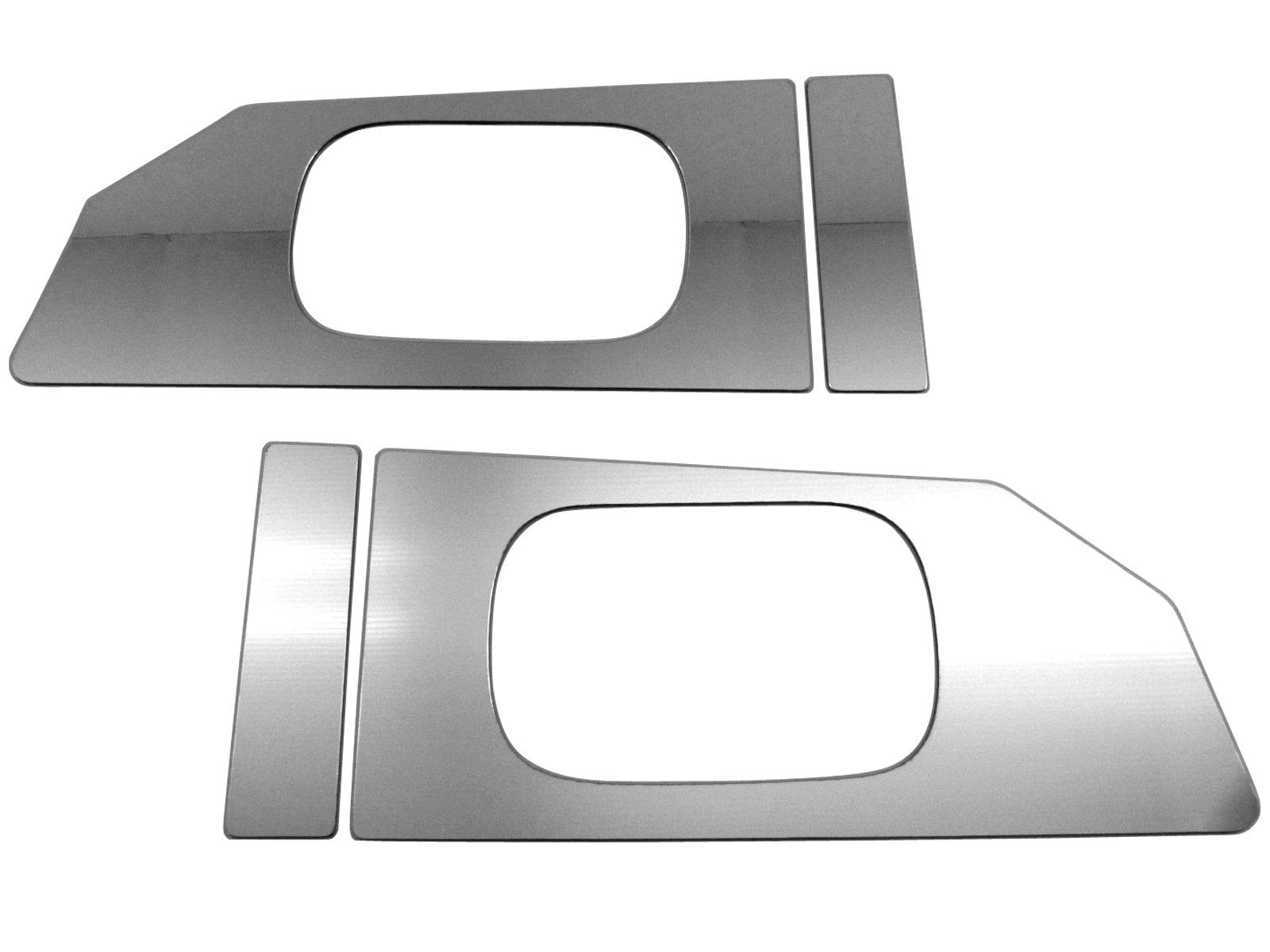 

BRIGHTZ Finish Stainless Steel Plated Door Handle Covers for the Hijet Truck Set Ultra-Mirror (Plate) S500P/S510P (Pre-facelift) - 4-Piece