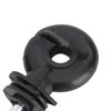 100Pcs Black Screw In Wood Post Ring Insulators for Electric Fencing Poly Wire Or Tape
