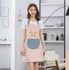 Women's Waterproof & Oilproof Korean-Style Cooking Apron - Fashionable, Wipeable Smock for Kitchens