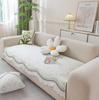 Summer Cool Bean Sofa Cushion Special-Shaped One-Piece Straight Row Non-Slip Sofa Seat Cushion Cold Silk Cool Sofa Cover Towel