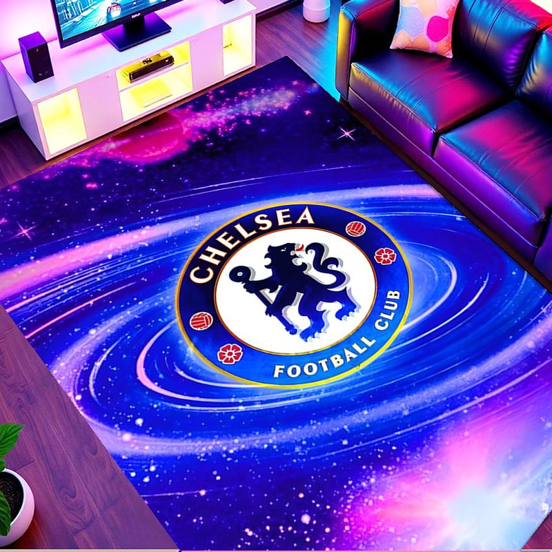 Chelsea F.C Print Rug, Washable Floor Carpet, For Entryway Dorm Laundry Room Office Study, Home Decor Birthday Christmas Gift