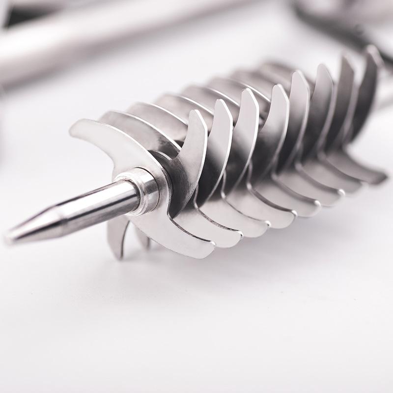 Trituratore per Erbe Acciaio Inossidabile Grattugia Rotante per Verdure Trituratore per Prezzemolo Vaniglia Tritatutto per Coriandolo Menta Macinazione Manuale in Metallo