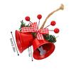 Classic Christmas Bell Metal Bell Ornament Tree Hanging Pendant Xmas Ambiance Decor Home Festival Party Supplies