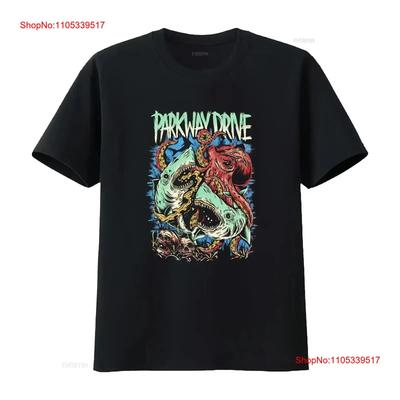 T-shirt Parkway Drive Noir Toutes Tailles C1659 vintage Lavé Doux Légèrement vêtements de designer V