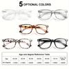 2pcs Fashion Glasses Blue Light Blocking Lense,  Lightweight Eyeglasses Best for Christmas Perfect for Thanksgiving