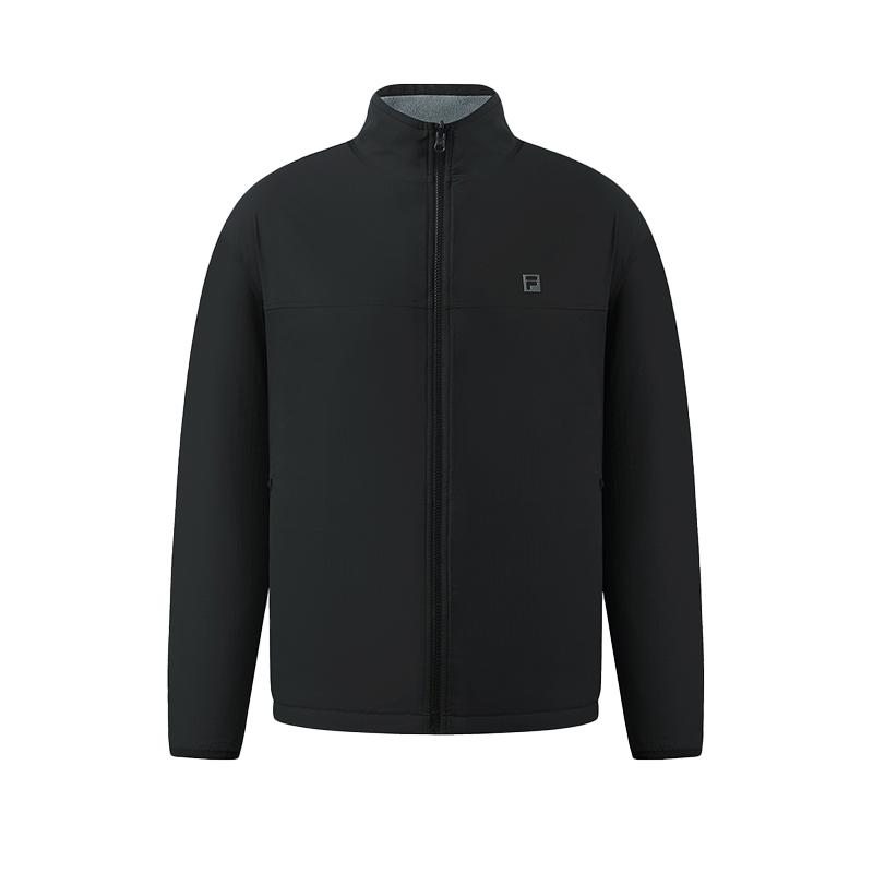 Fila Fitness Reversible Loose Stand Collar Warm Fleece Jacket Unisex Jacket A51U541502F-BK
