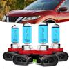 Halogen Headlights Fit For Nissan Rogue 2014-2020 Headlight Bulbs,H11/H8/H9 High Beam + H11/H8/H9 Low Beam Bright Front Car Lights,Plug And Play,Pack