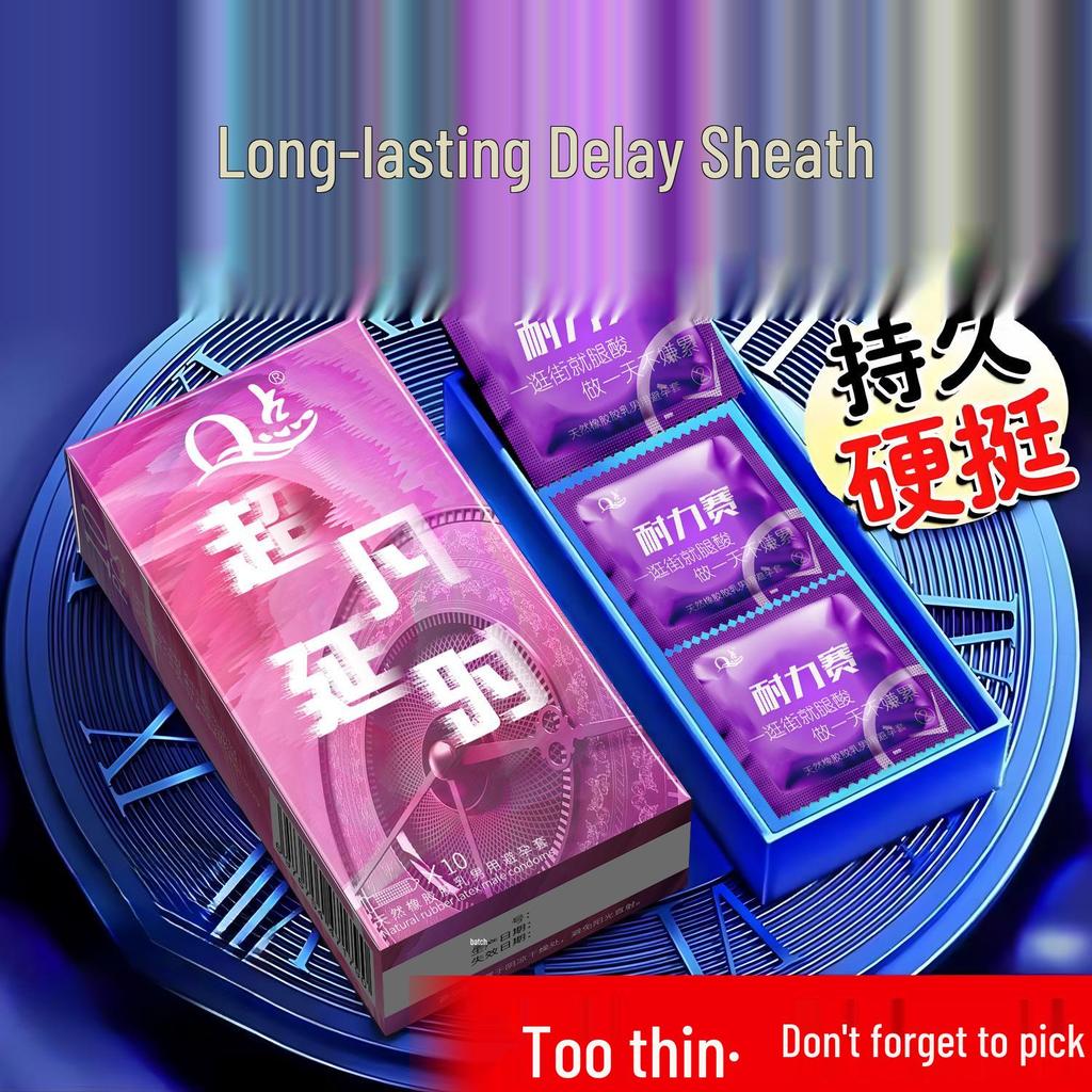 Q Point Ultra-Thin Lubricated Condoms - 10 Count Moisturizing & Safe for Adult Family Planning