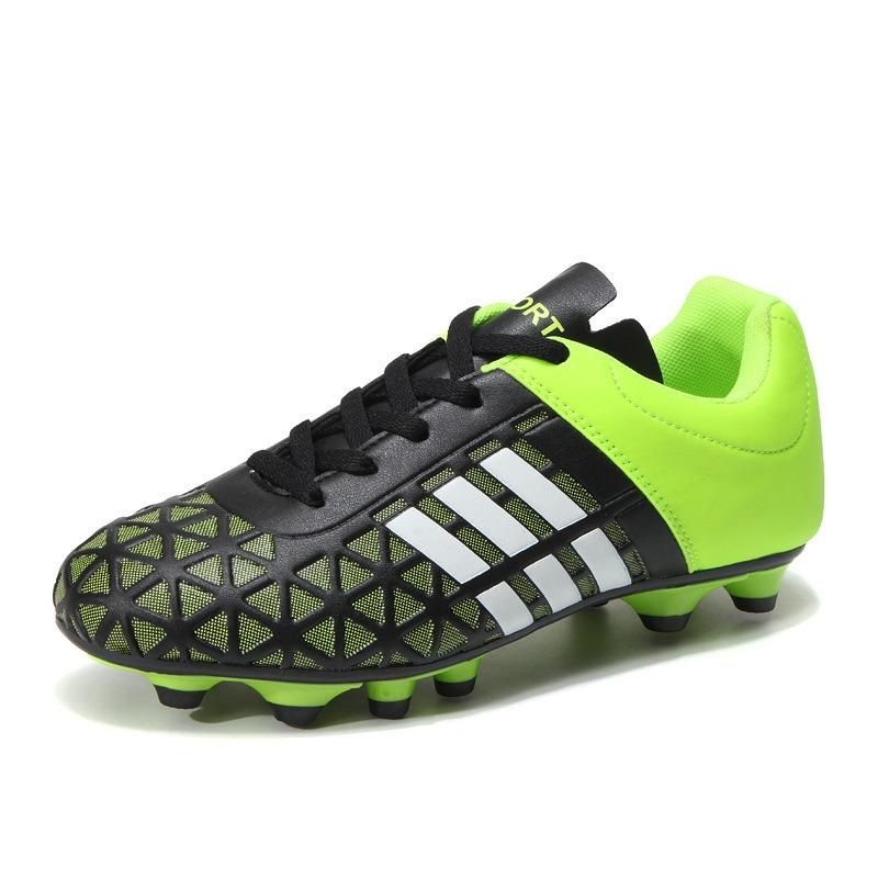 1 Children's Long-nail Football Shoes, Men's and Women's Middle-aged and Older Children's Five-a-side Leather Football Shoes, Broken Nail Sports
