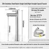 Stainless Steel 304 Cross-Border High Arc Bathroom Basin Faucet